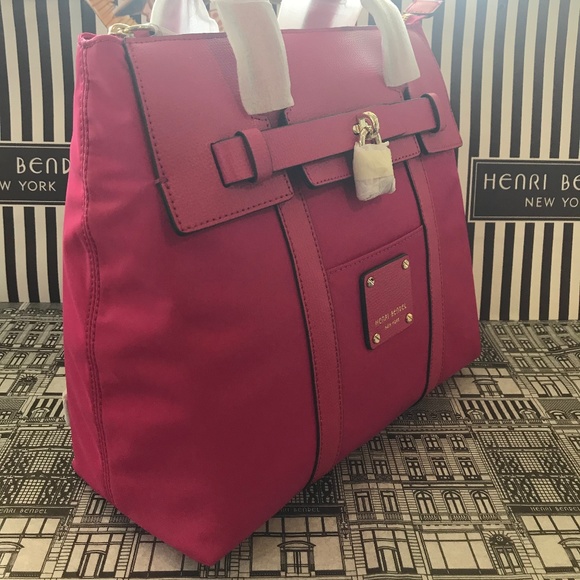 Henri Bendel Jestsetter Backpack Mini Peacock Pink - Picture 5 of 8